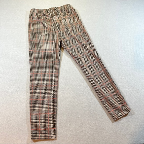 Halara Flex™ High Waisted Skinny Work Pants Plaid Houndstooth Pockets M NWT - Picture 10 of 10